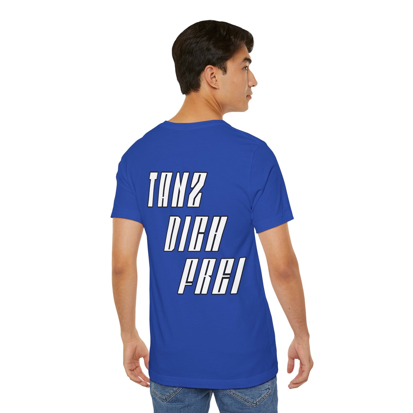 Tanz dich frei - Retro Techno Vibe Unisex Tee, Dance Party Shirt, Gift for Ravers, Festival Fashion,