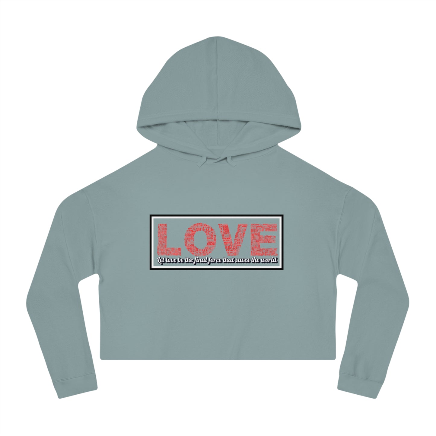 Love Crop Hoodie - Stylish & Cozy Streetwear for Casual Outings