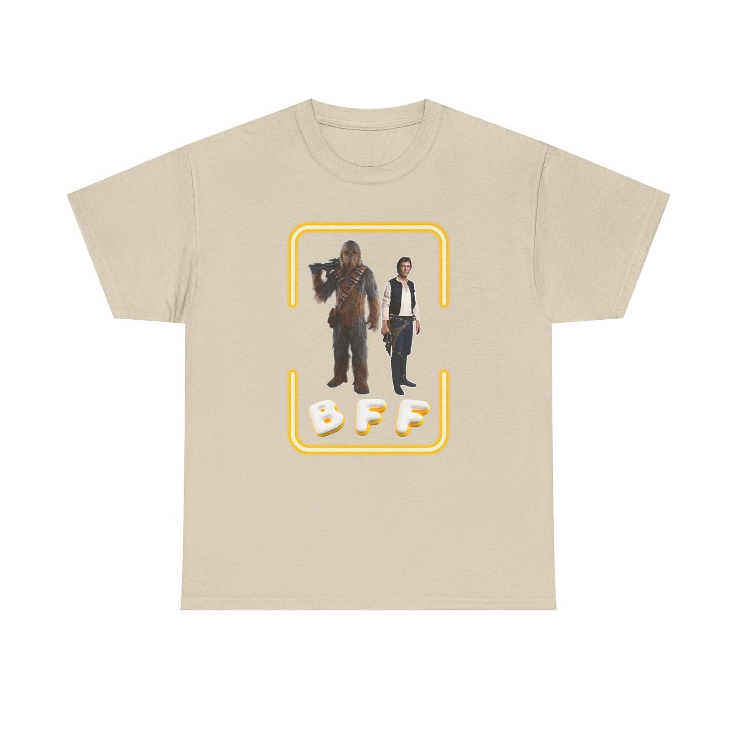 BFF Chewbacca & Han Solo Unisex Heavy Cotton Shirt