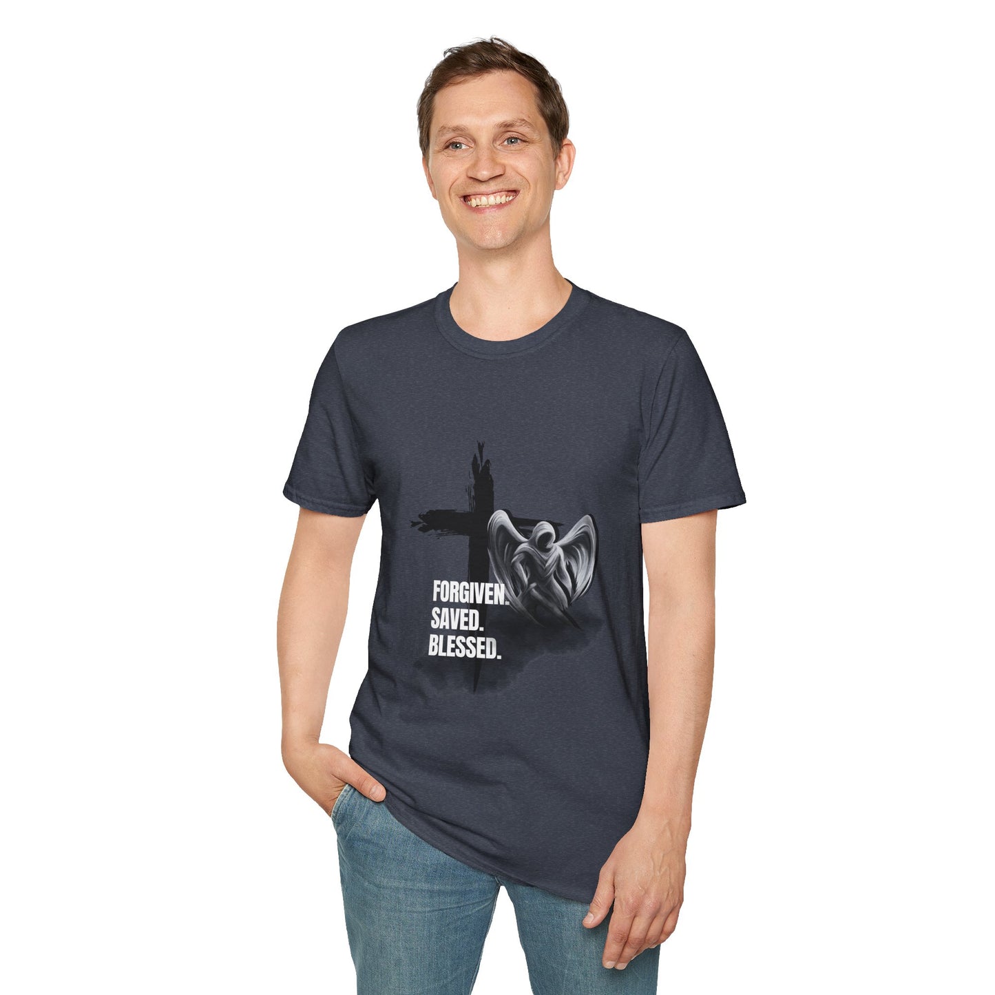 Blessed Faith Unisex Softstyle T-Shirt Jesus