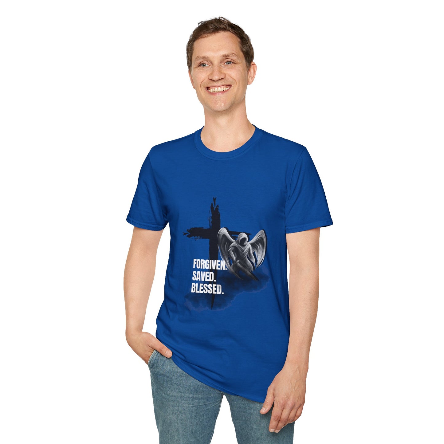 Blessed Faith Unisex Softstyle T-Shirt Jesus