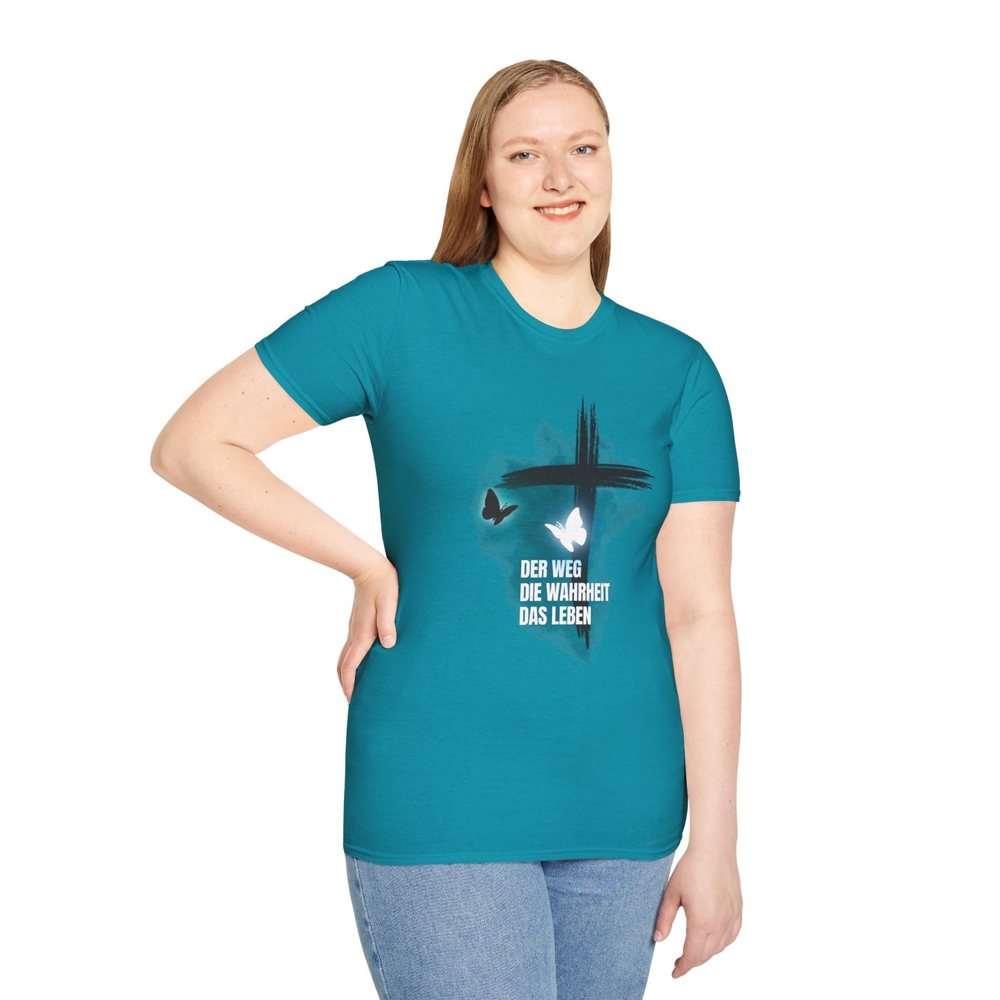 Faith-Inspired Unisex Softstyle T-Shirt – Spiritual, Jesus, Christian,