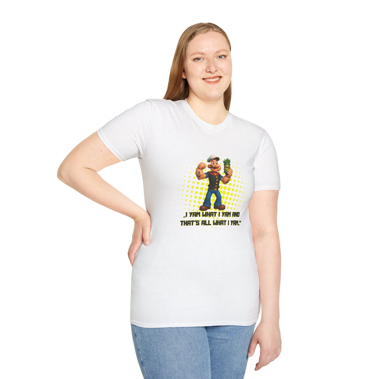 Retro Popeye Unisex Softstyle T-Shirt