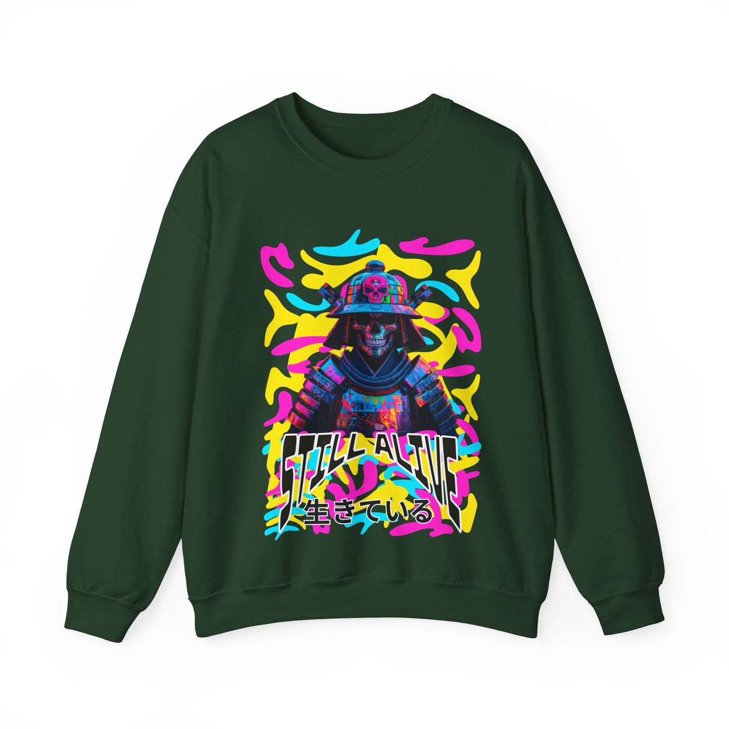 Samurai Still alive Sweatshirt - mit Japanischer Schrift