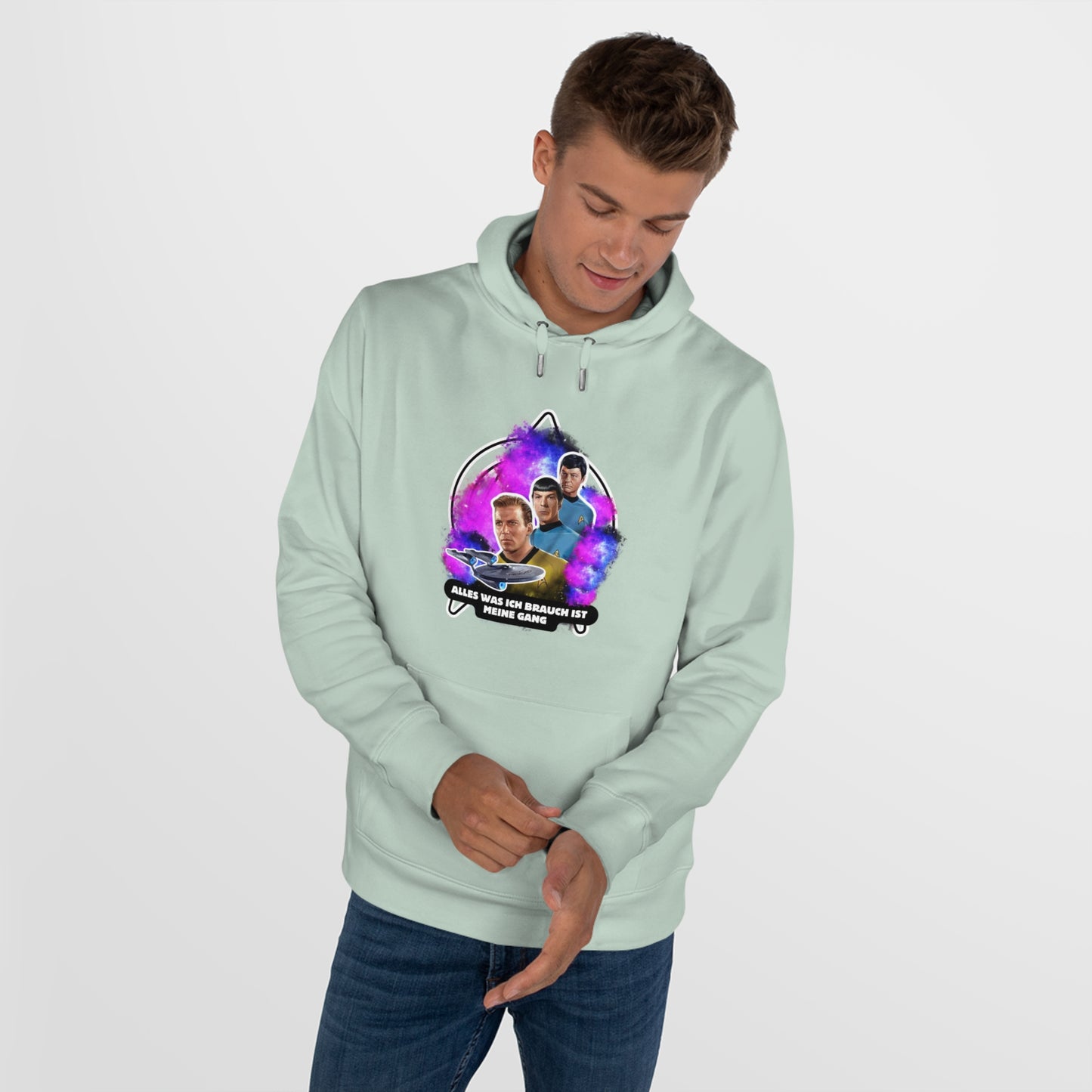 Hoodie Sweatshirt - Star Trek "All I need is my gang"