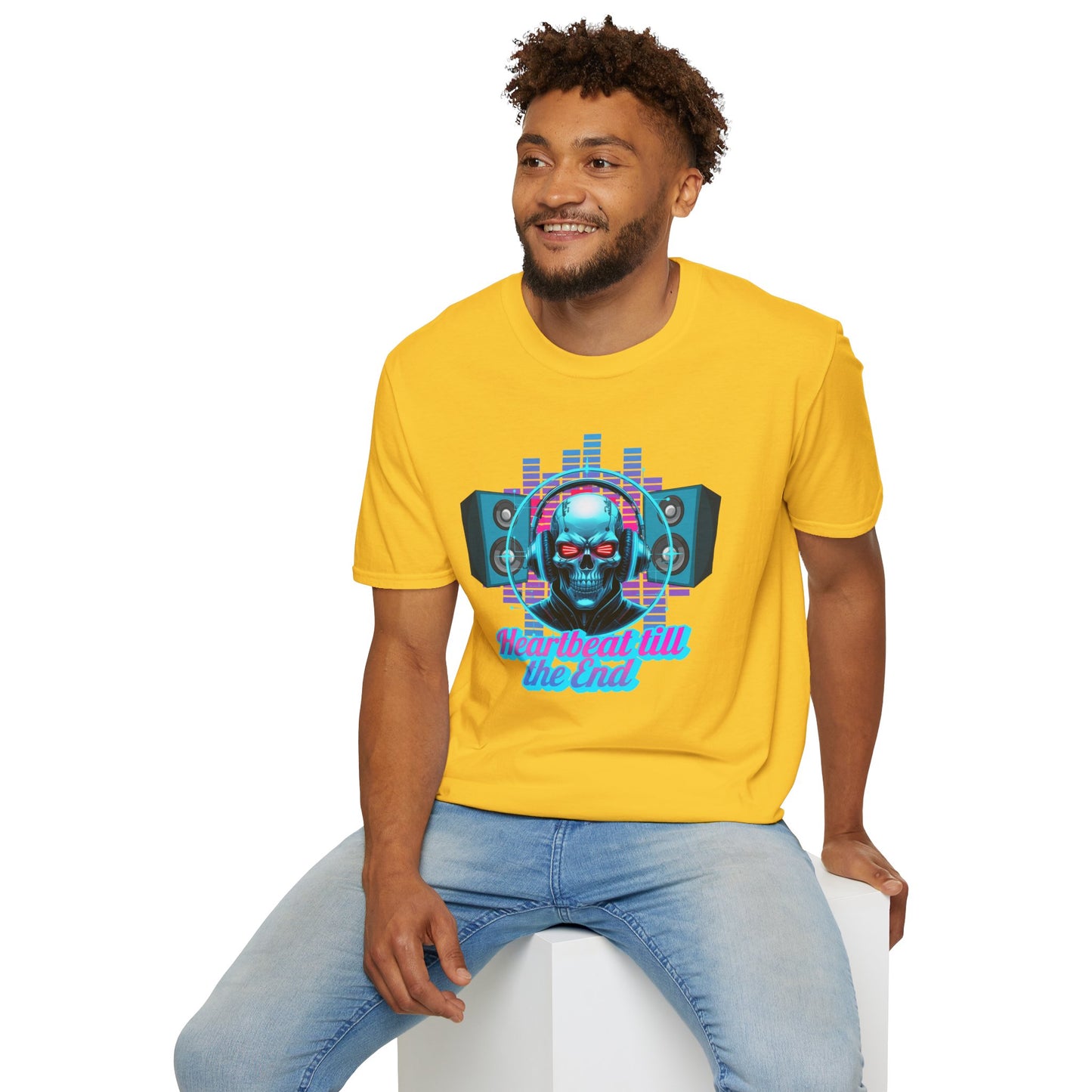 Heartbeat Till The End Unisex Softstyle T-Shirt