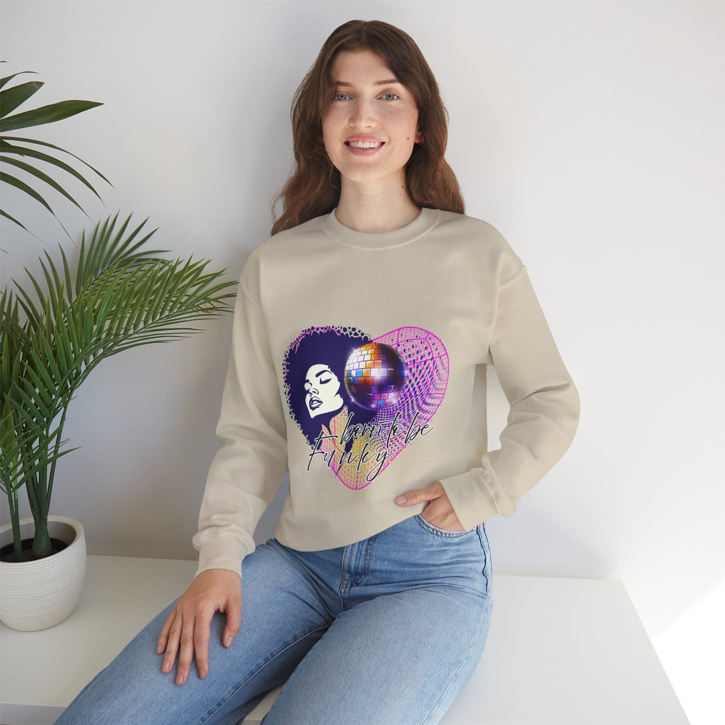 Born to be funky Sweatshirt - Melly Silence