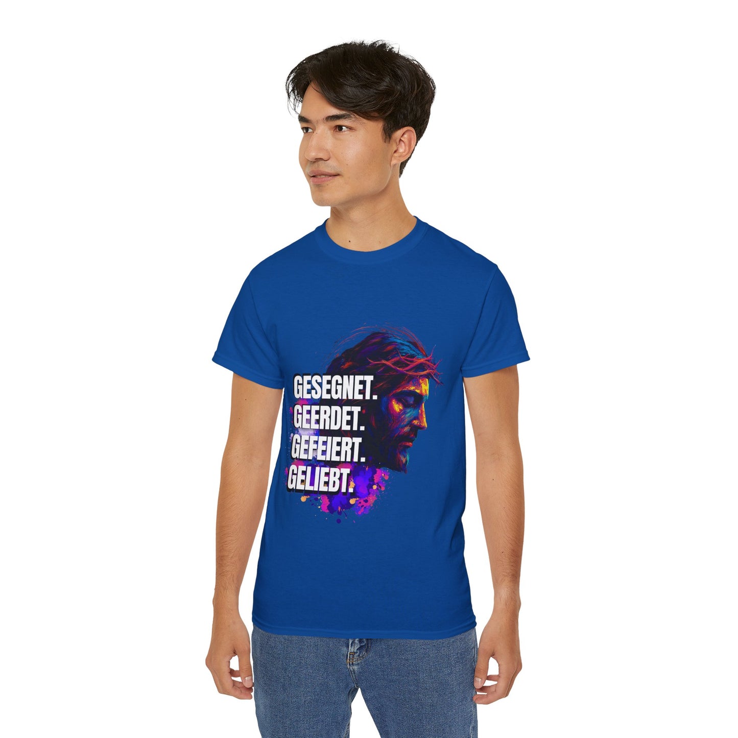 Gesegnet. Geerdet. Gefeiert. Geliebt - Jesus Shirt