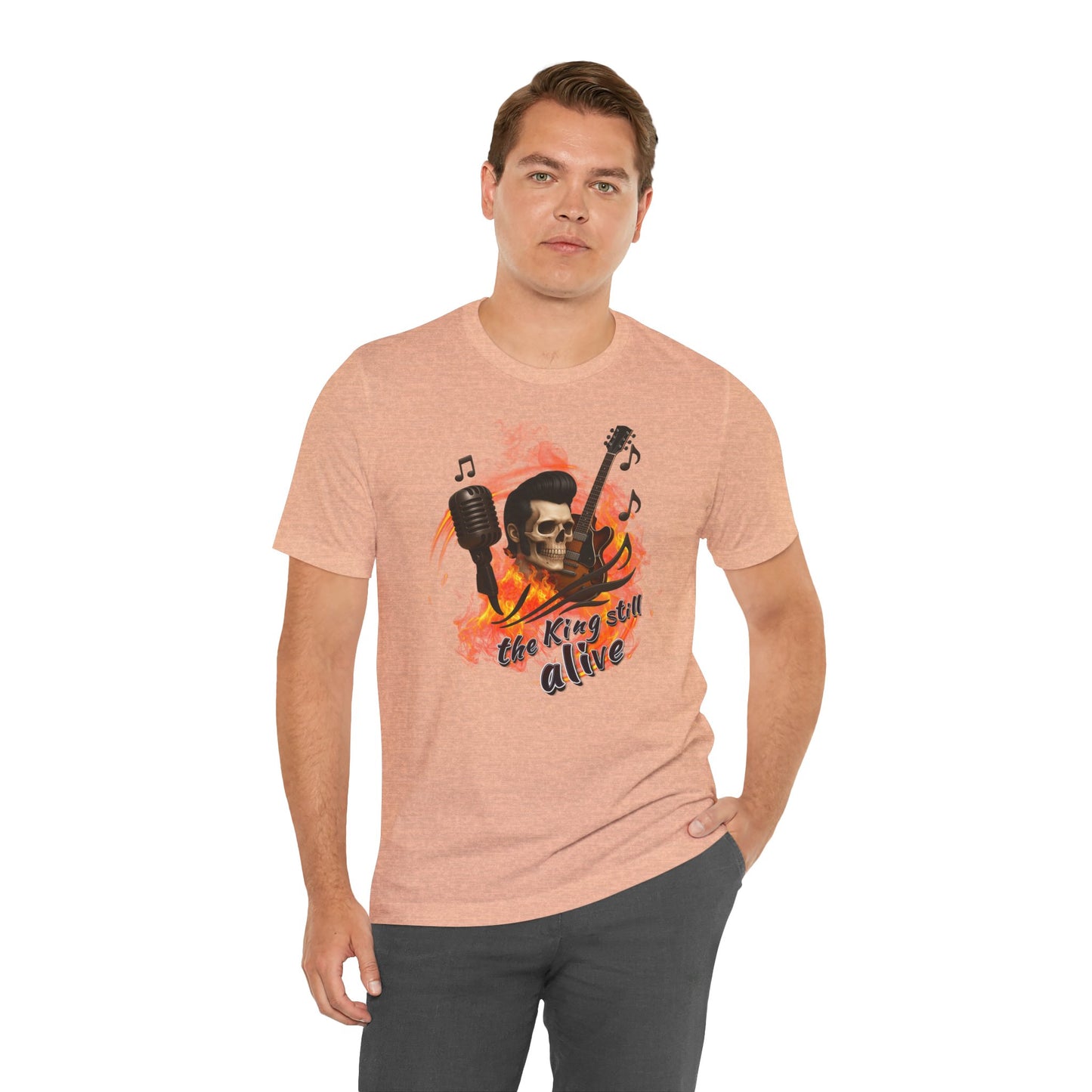 Music Vibes Unisex Jersey Tee - 'The King Still Alive' Graphic T-Shirt