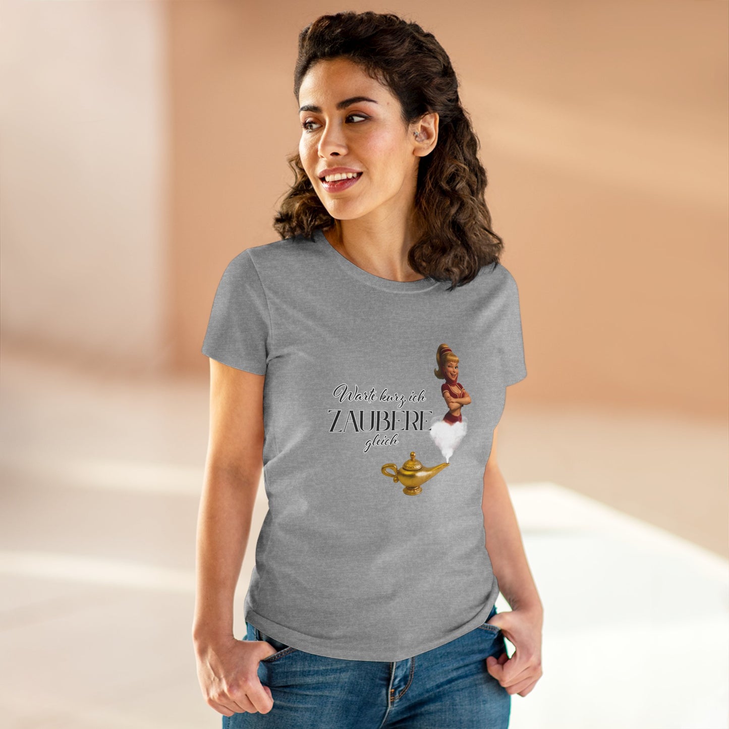 Women's Magic T-Shirt - bezaubernde Jeannie - Warte, ich zaubere gleich