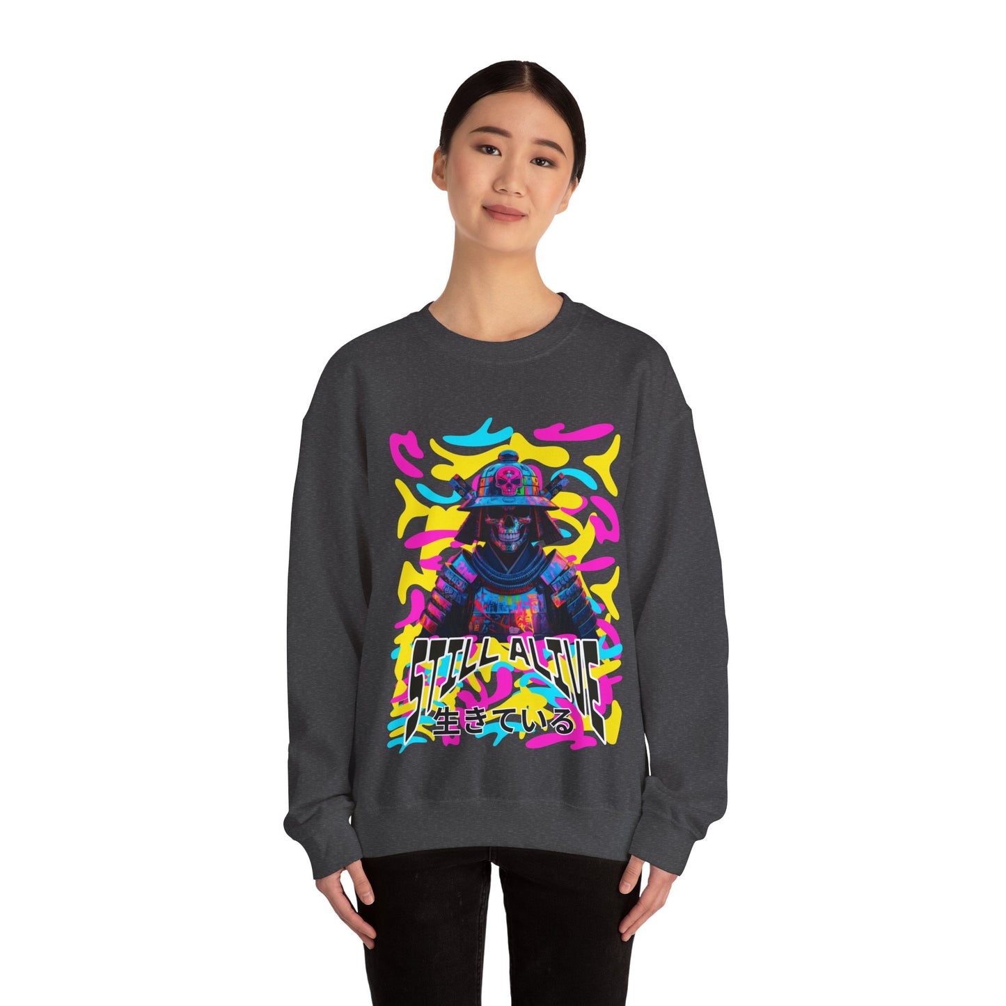 Samurai Still alive Sweatshirt - mit Japanischer Schrift