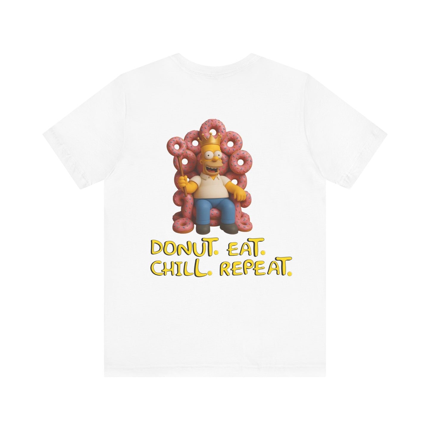 The Simpsons Donut Lover Tee - Funny Graphic T-Shirt -unisex