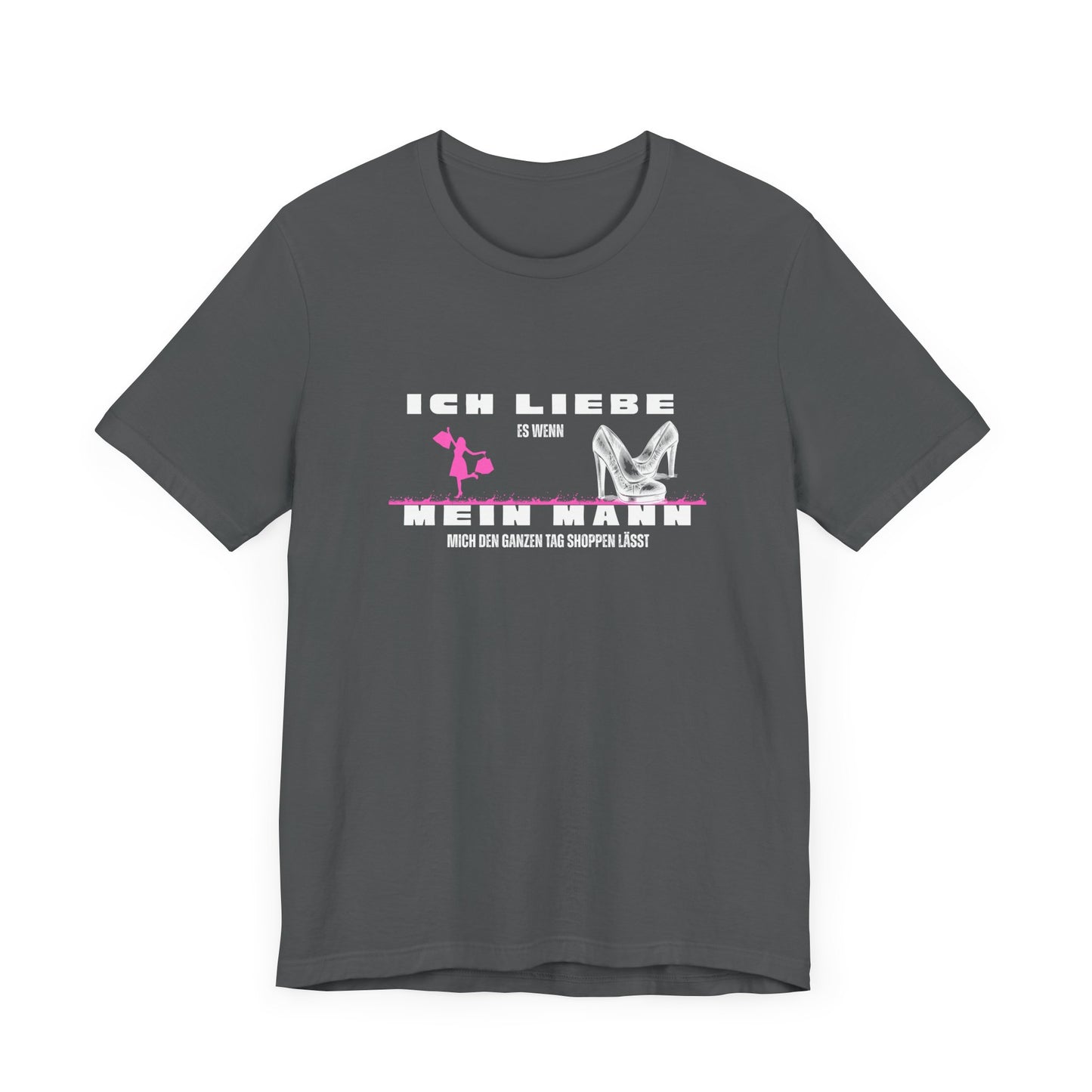 I Love My Husband "Shopping" Unisex Jersey Short Sleeve Tee