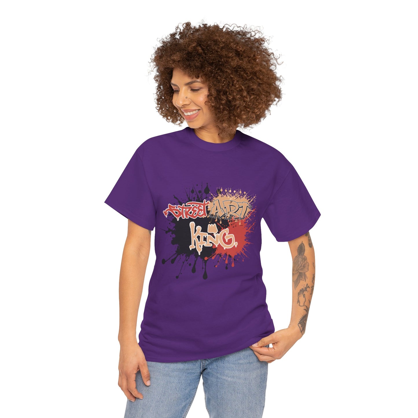 Urban Street Art Tee, Graphic T-Shirt, Casual Wear, Artistic Gift, Street Style Top, Hip-Hop Fashion Shirt Unisex - Graffiti