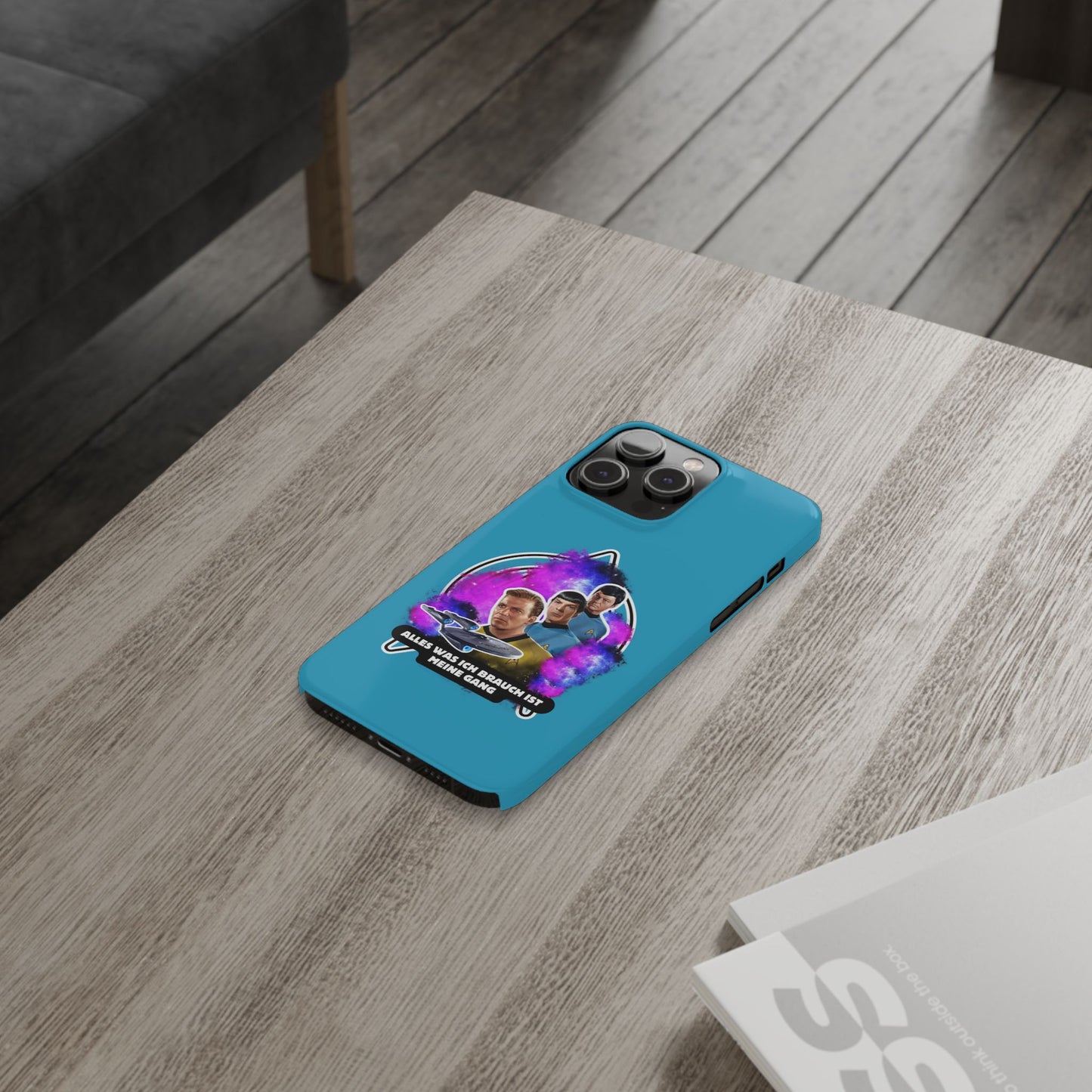 Handyhülle - Star trek Slim Phone Cases "Alles was ich brauch ist meine Gang", Star Trek
