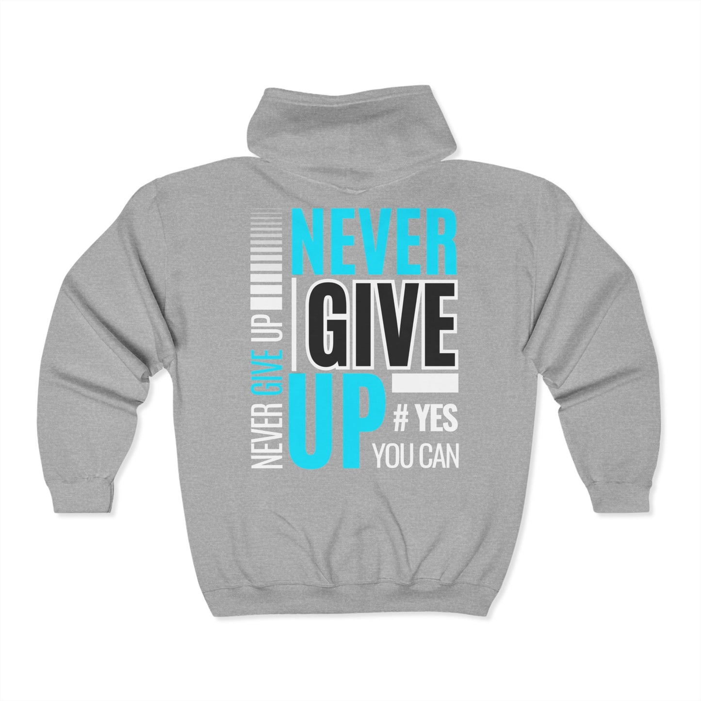Never give up- Quit talking and start doing