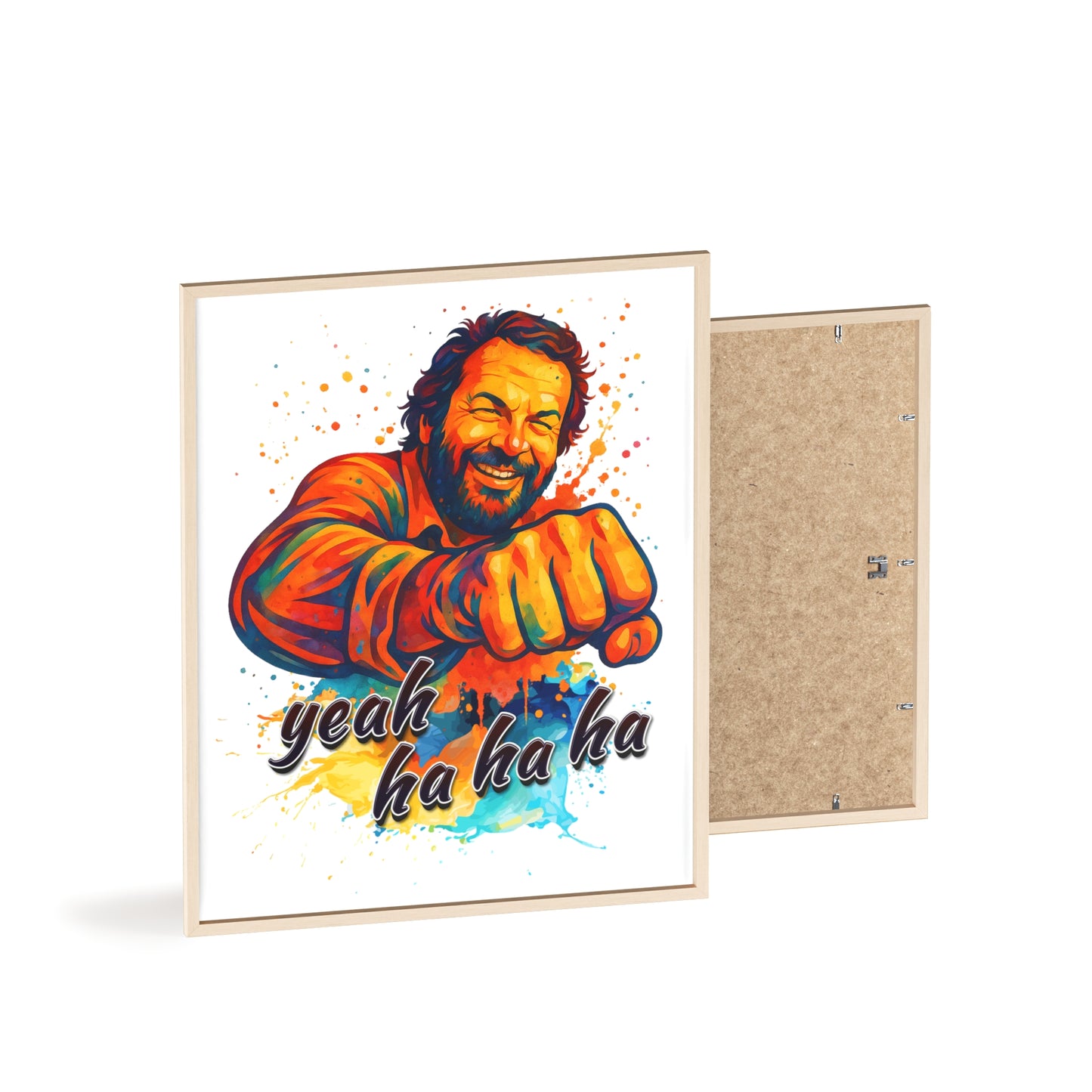 Funny Motivational Poster with Bud Spencer – 'Yeah Ha Ha Ha'