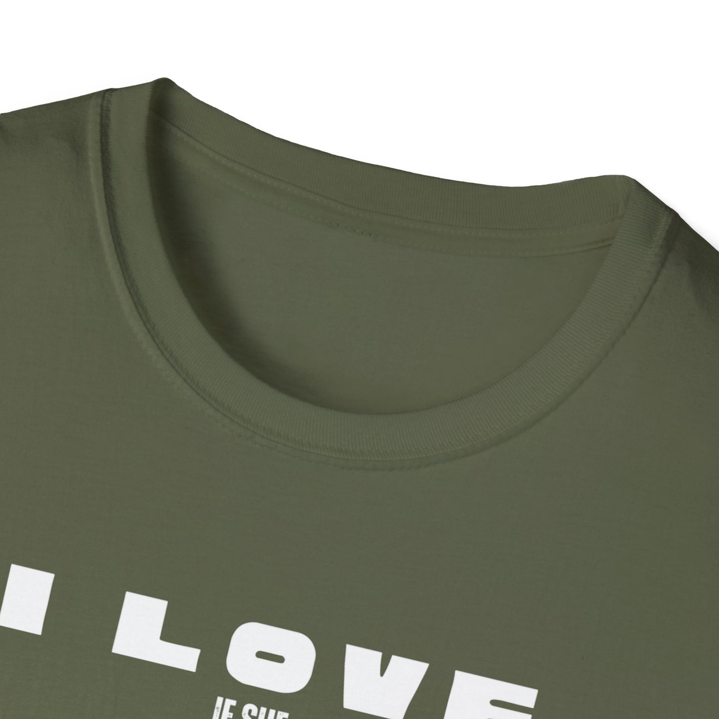 Minimalist Red Graphic Unisex T-Shirt - I love my wife