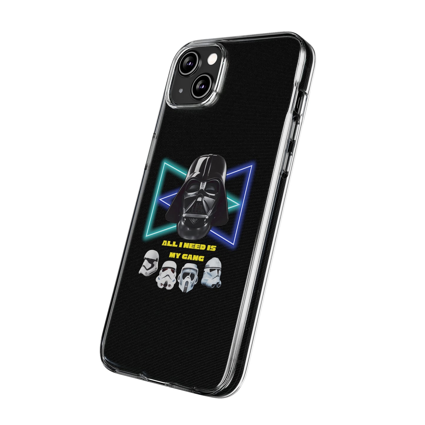 Handyhülle Darth Vader Phone Case, Star Wars Clear Silicone Phone Cover, All I Need Is My Gang