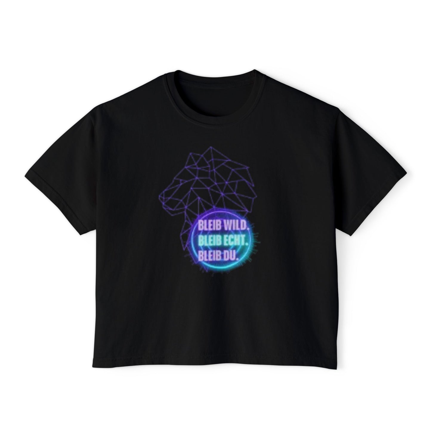 Wild Spirit Women's Boxy Tee | Motivational Graphic Top | Casual Wear, Gift for Nature Lovers, Birthday, Inspirational Tees