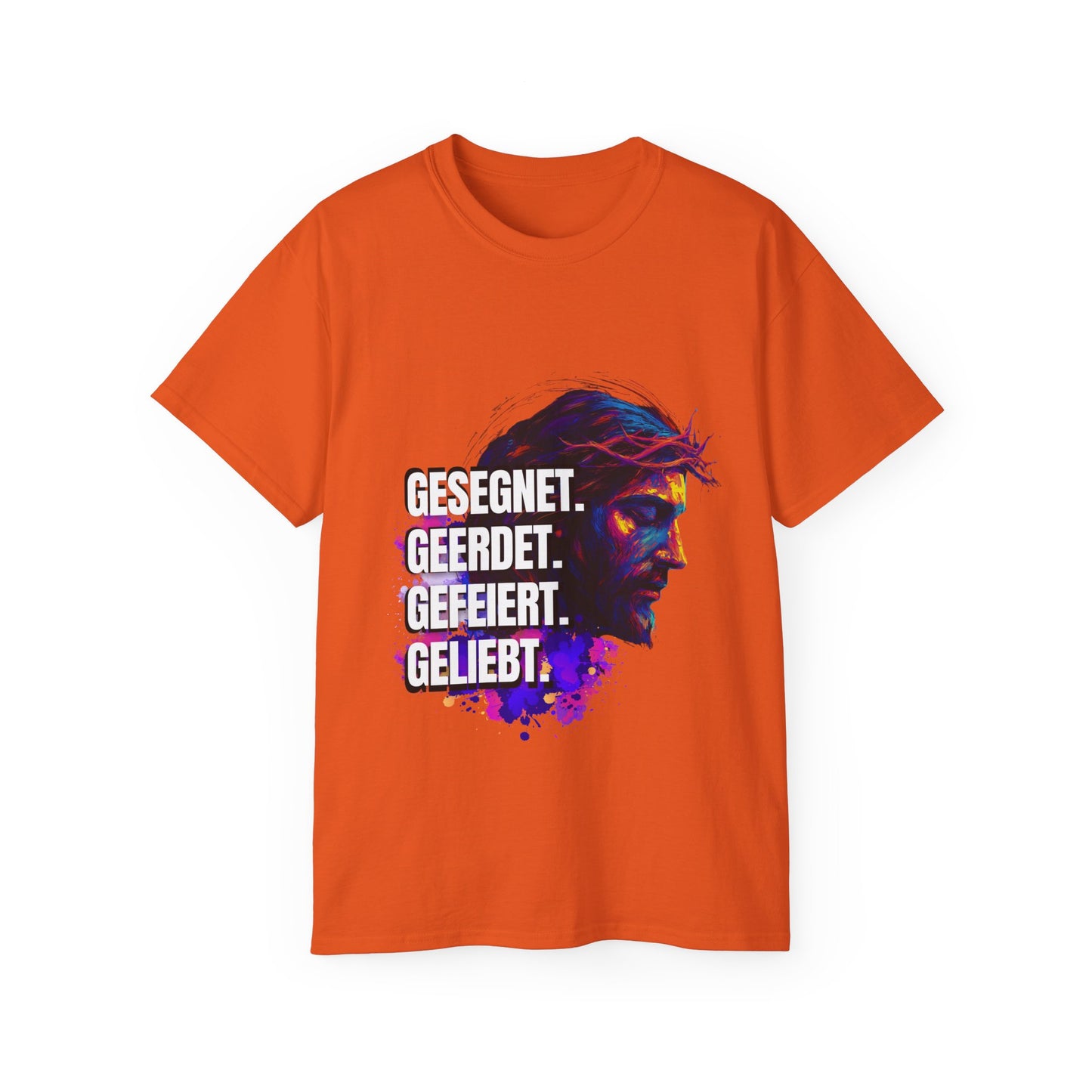 Gesegnet. Geerdet. Gefeiert. Geliebt - Jesus Shirt