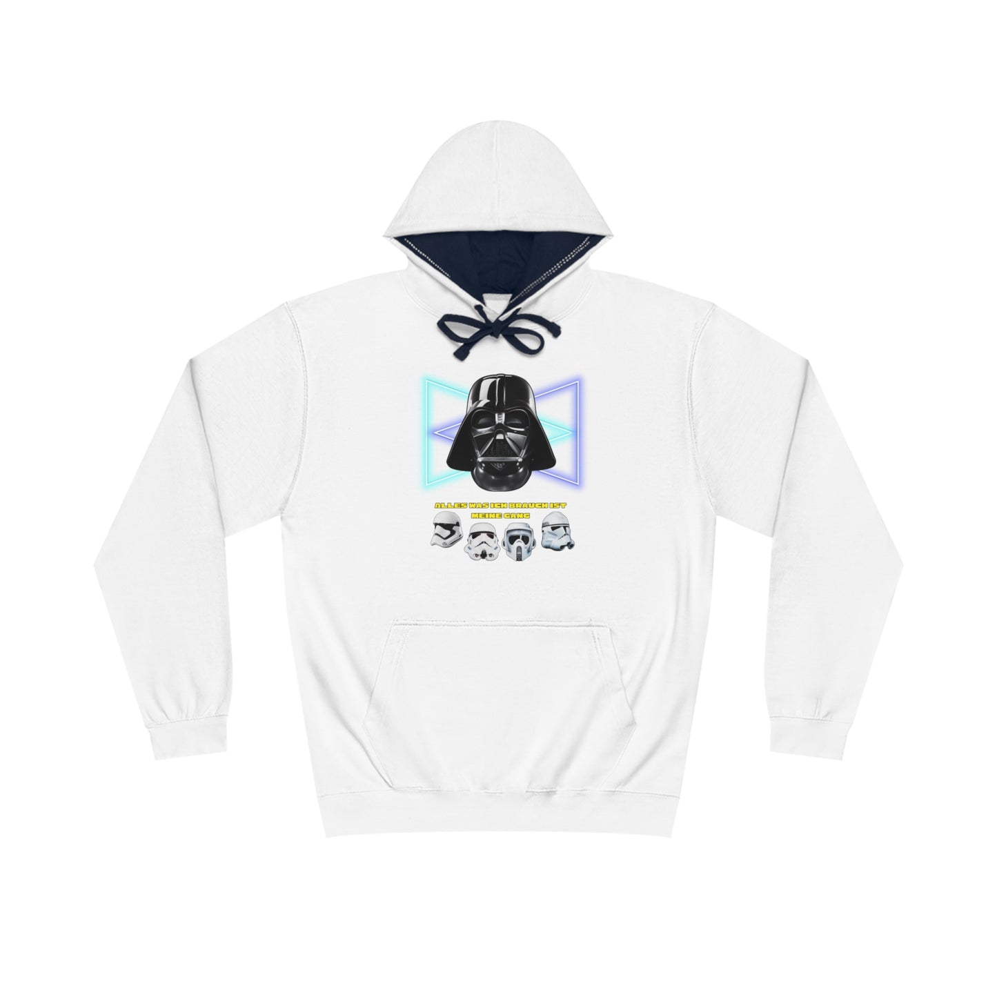 Darth Vader Retro Varsity Hoodie - Unisex Star Wars Apparel