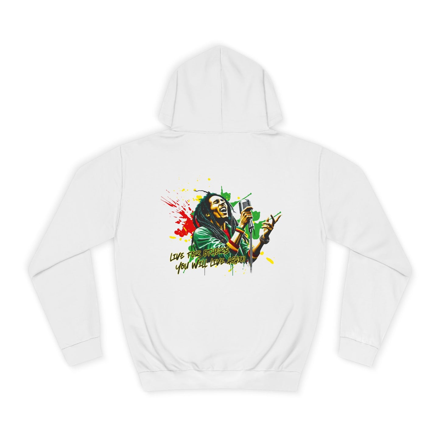Live for others B o b M a r l e y Hoodie