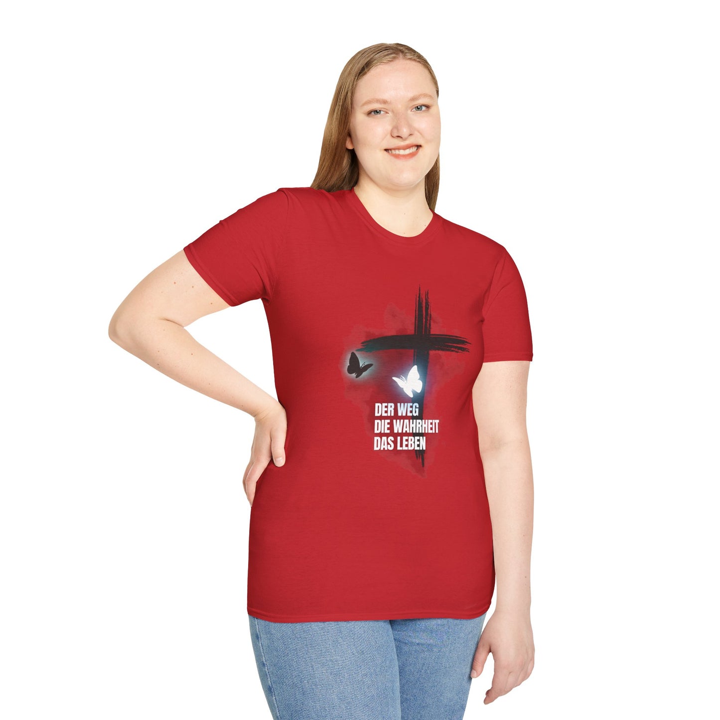 Faith-Inspired Unisex Softstyle T-Shirt – Spiritual, Jesus, Christian,