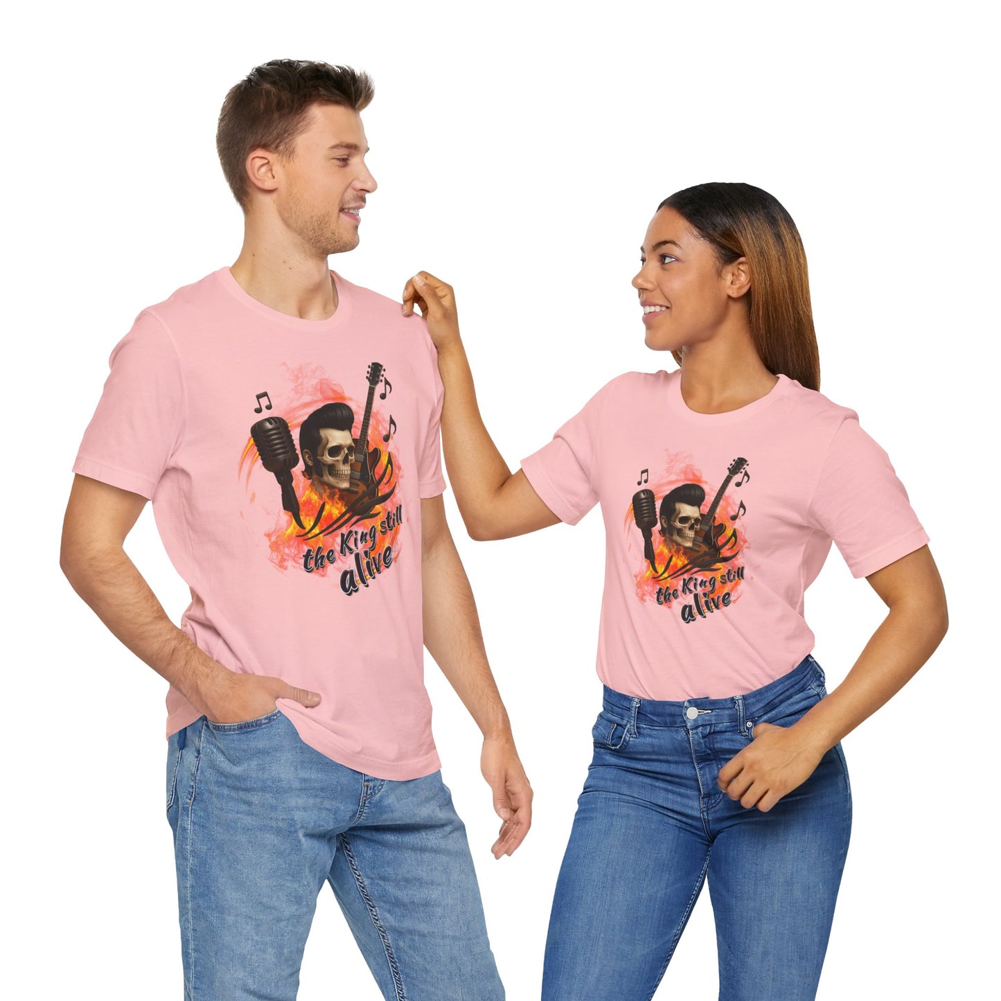 Music Vibes Unisex Jersey Tee - 'The King Still Alive' Graphic T-Shirt