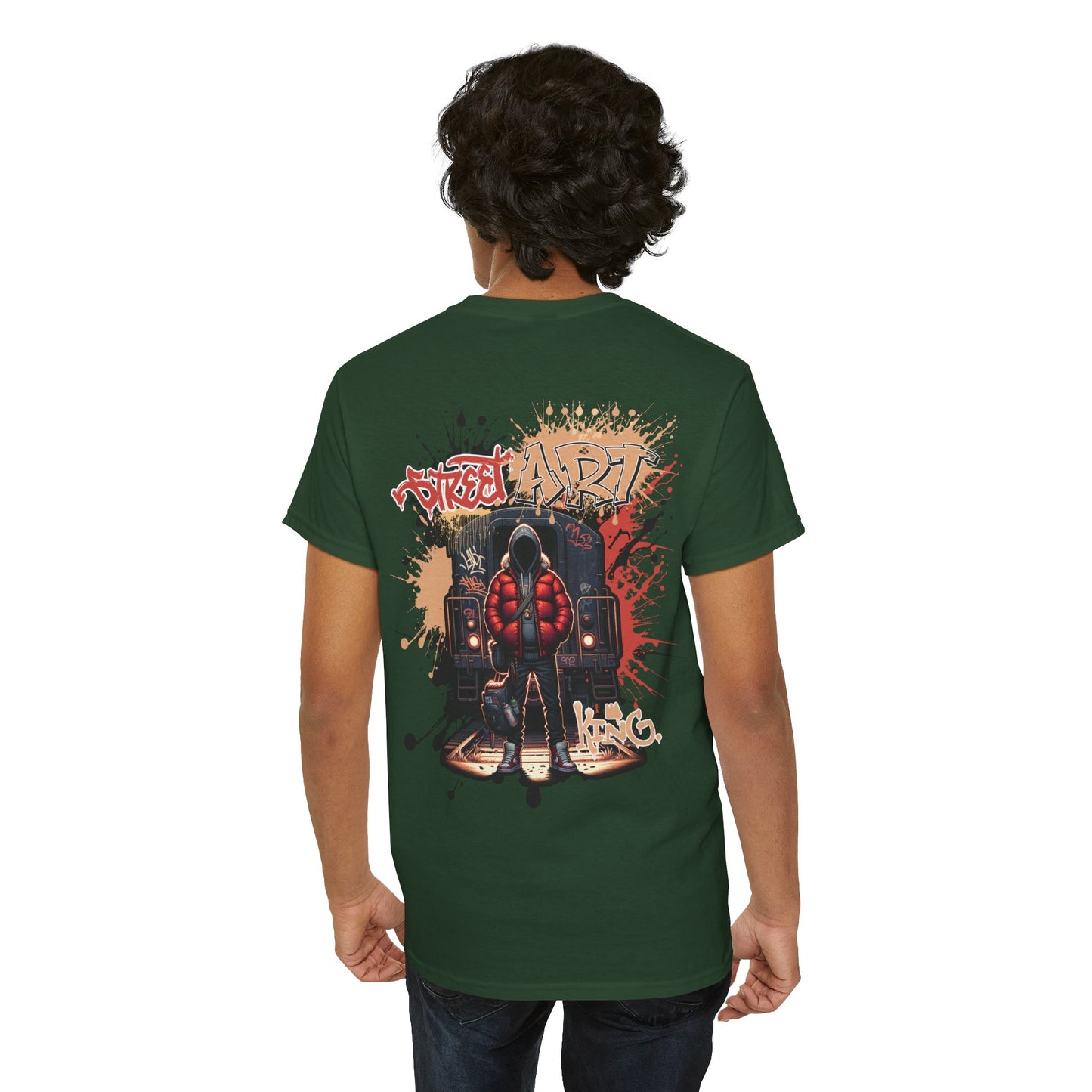 Urban Street Art Tee, Graphic T-Shirt, Casual Wear, Artistic Gift, Street Style Top, Hip-Hop Fashion Shirt Unisex - Graffiti