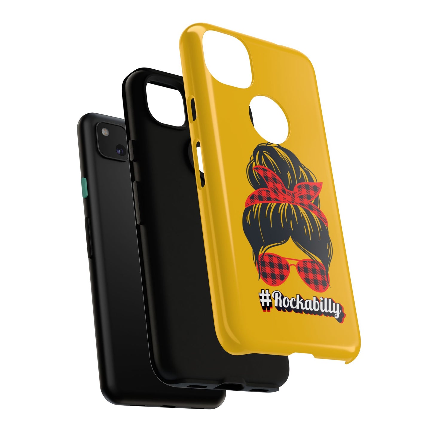 Handyhülle Rockabilly Phone Case, Vintage Scooter Design, Retro Style Cover