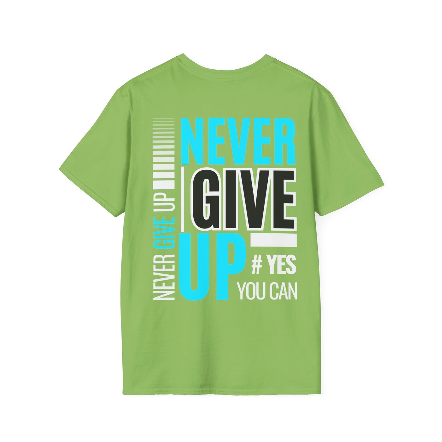 Unisex T-Shirt - Quit talking and start doing - Never give up...
