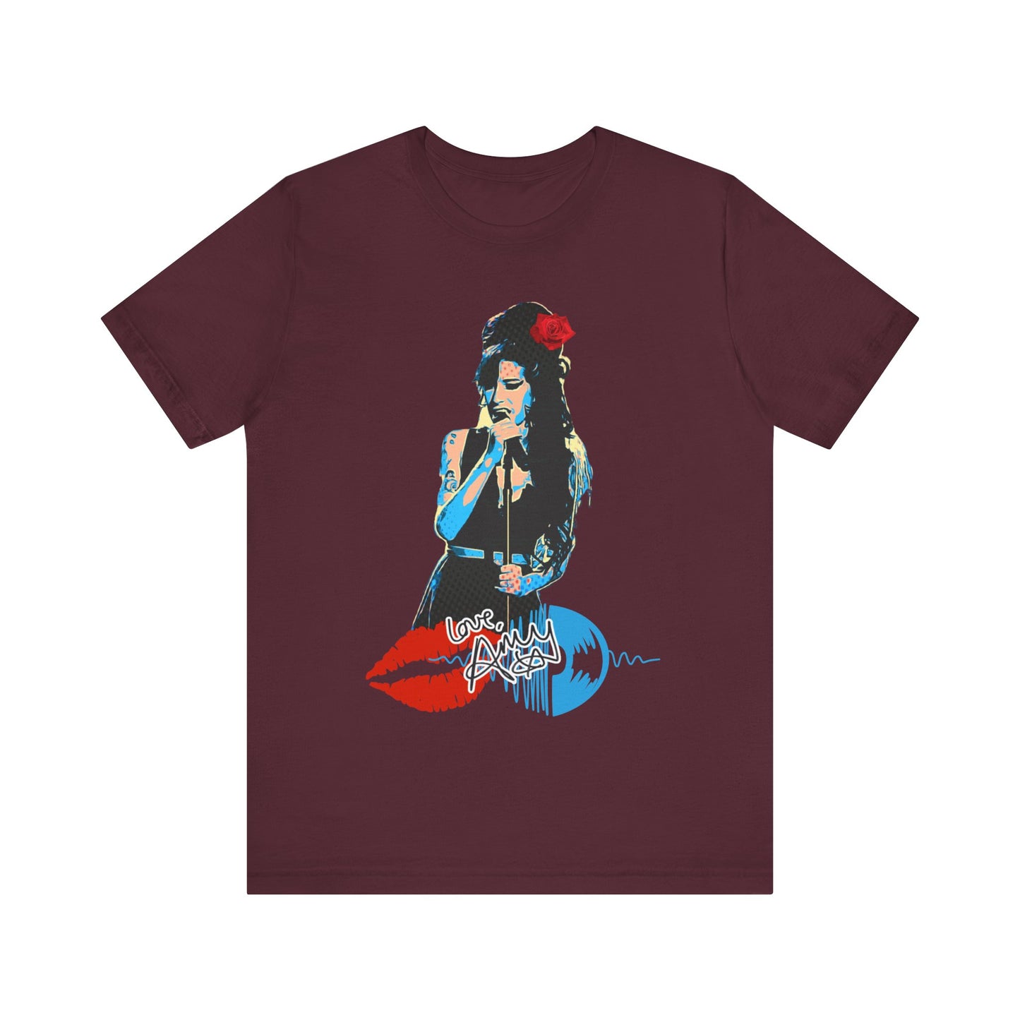 Amy Vintage-Inspired Music Lover's e T-Shirt