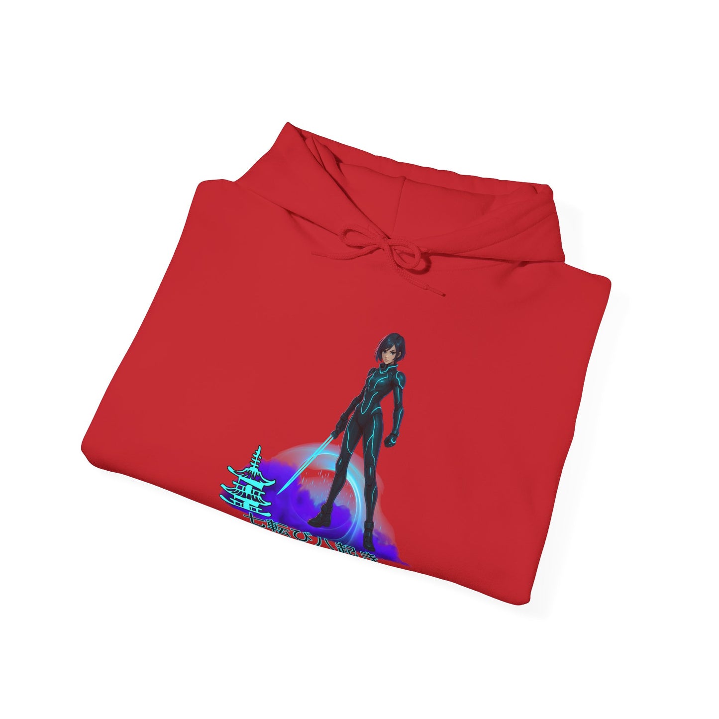 Hoodie Anime "siebenmal hinfallen - achtmal aufstehen"