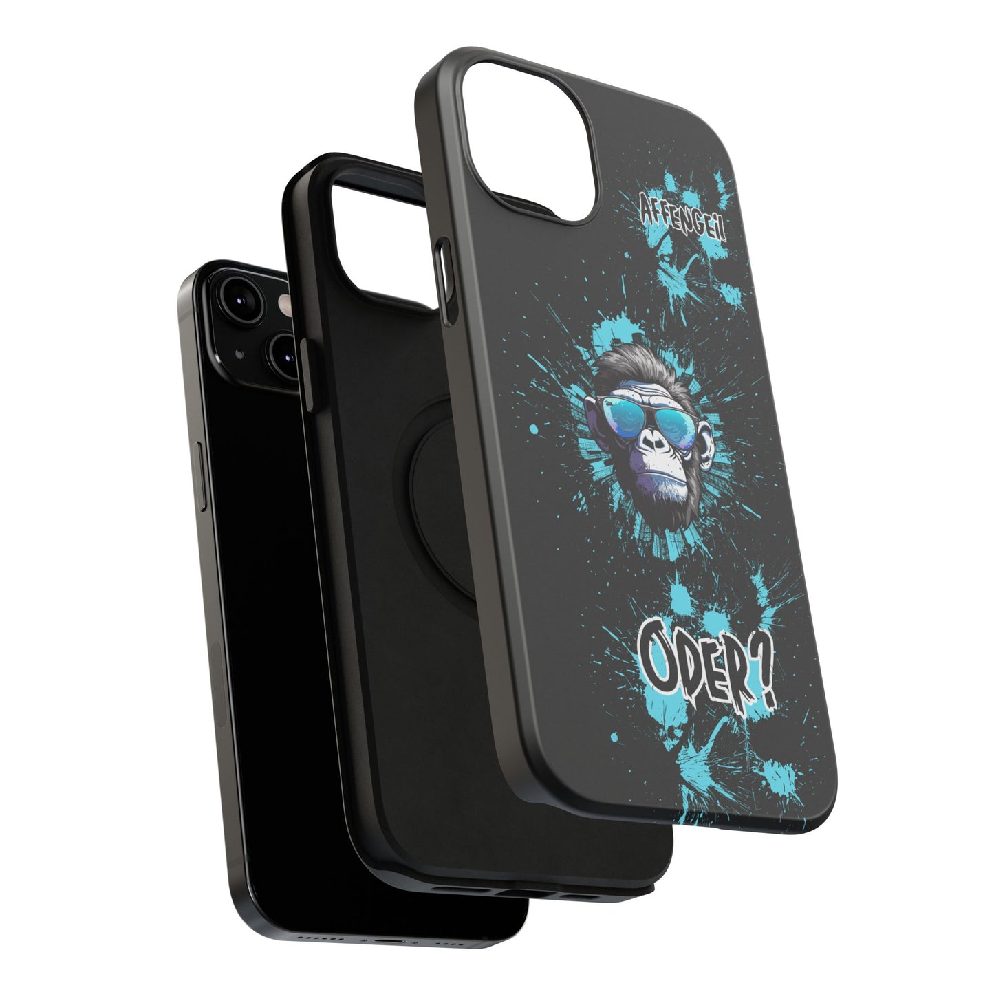 Affengeil - oder? Trendy Gorilla Phone Case - Impact-Resistant, Bold Design for Animal Lovers