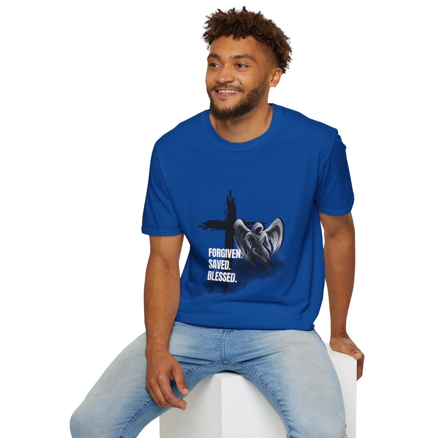 Blessed Faith Unisex Softstyle T-Shirt Jesus