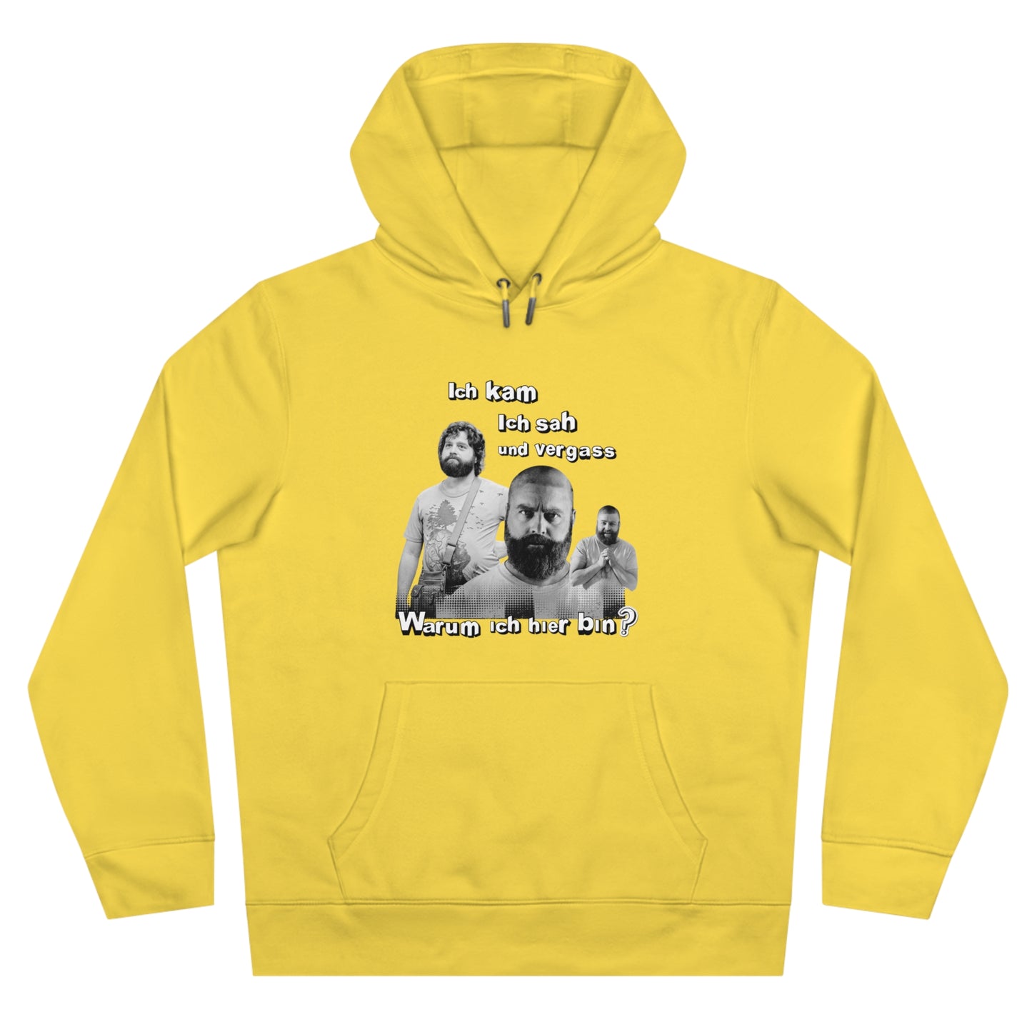 Hoodie Unisex Joke Alan Garner – I came, I saw, and I forgot – Why I am here!