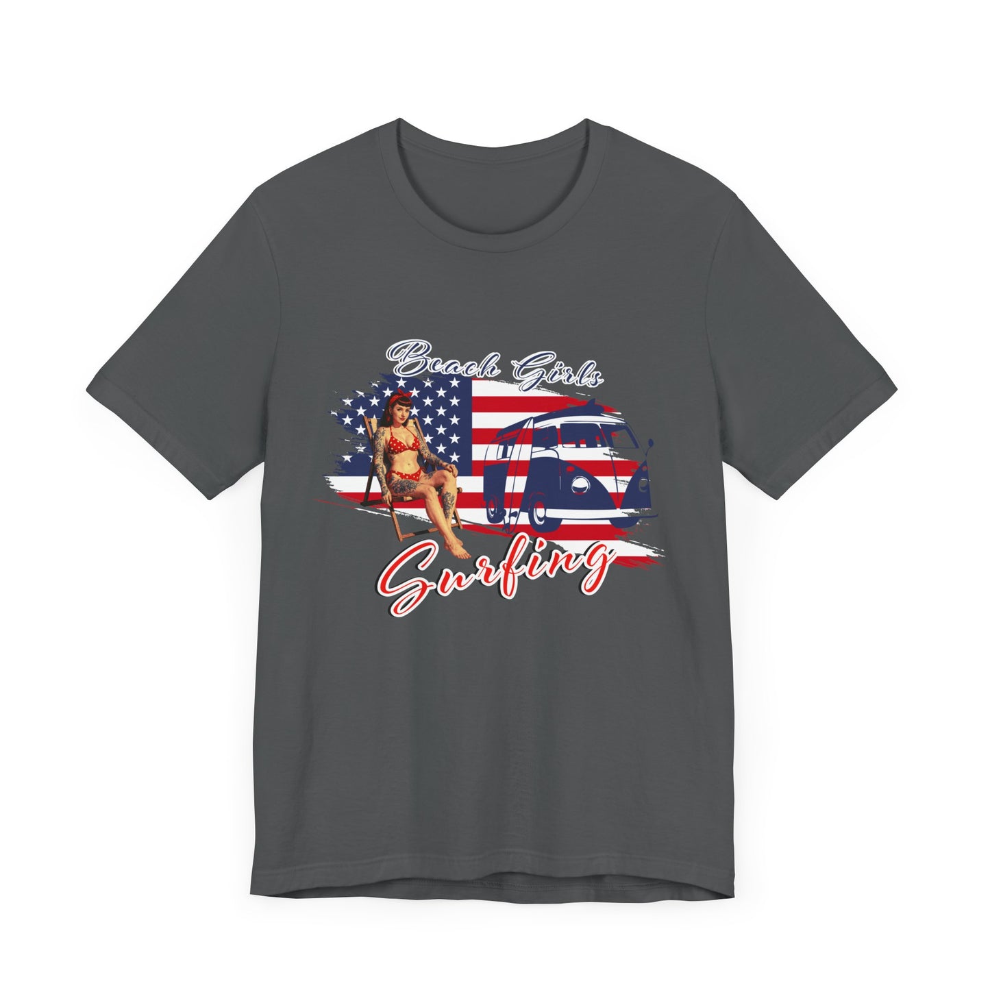 Beach Girls Surfing USA