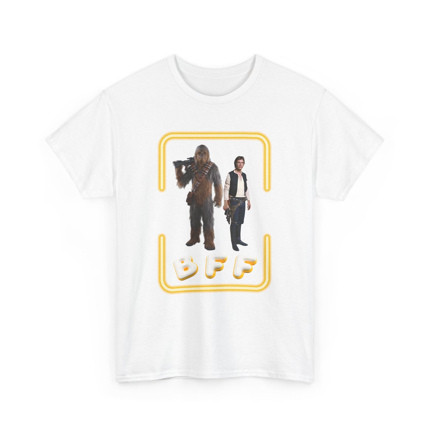 BFF Chewbacca & Han Solo Unisex Heavy Cotton Shirt