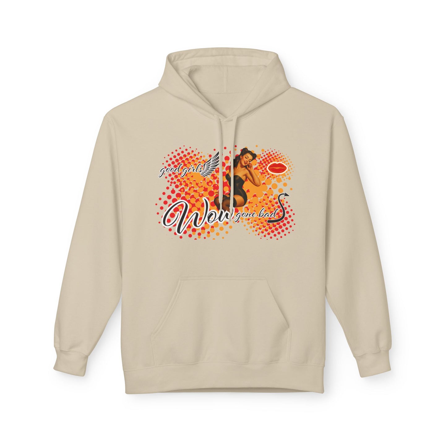 Pin up Girl Vintage Hoodie - WOW