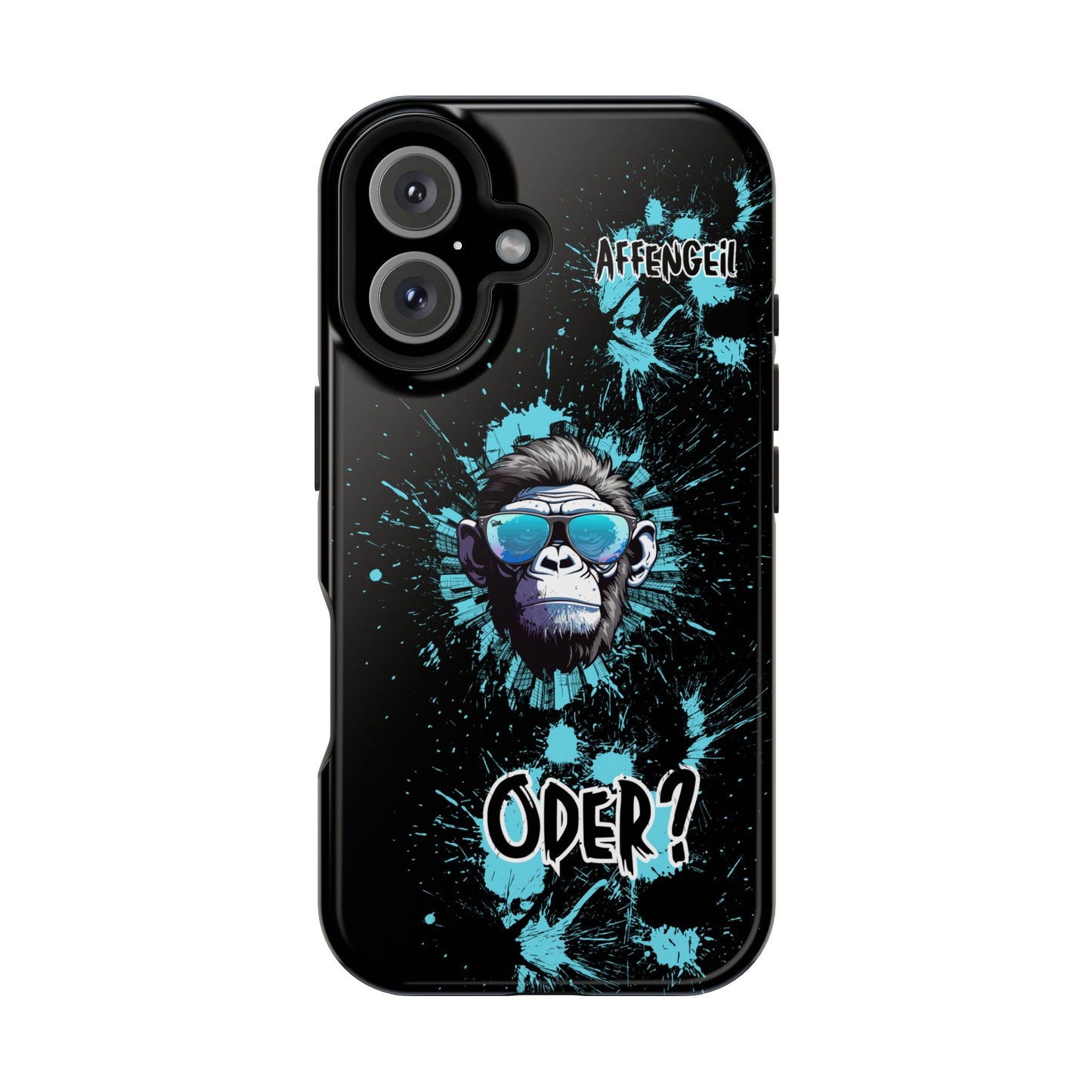 Affengeil - oder? Trendy Gorilla Phone Case - Impact-Resistant, Bold Design for Animal Lovers
