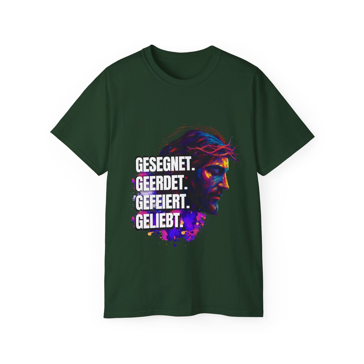 Gesegnet. Geerdet. Gefeiert. Geliebt - Jesus Shirt