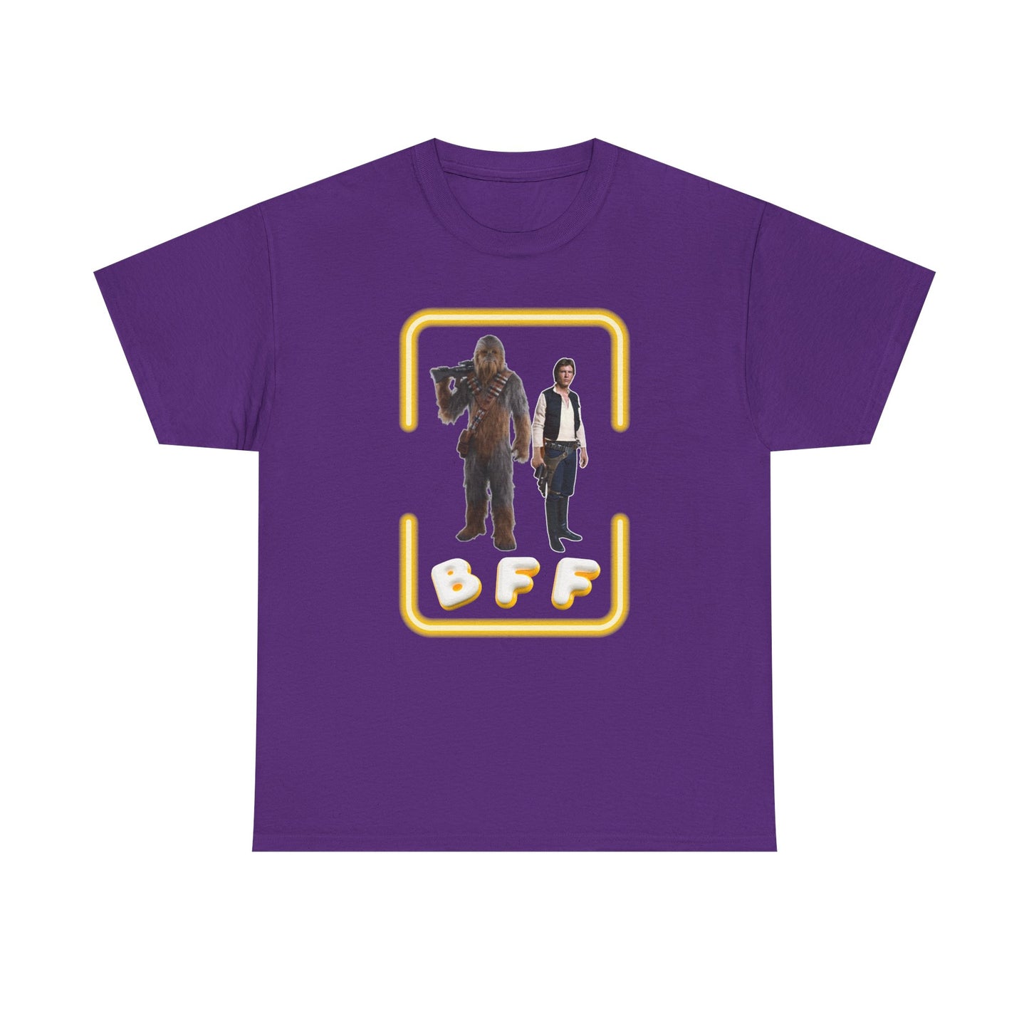 BFF Chewbacca & Han Solo Unisex Heavy Cotton Shirt