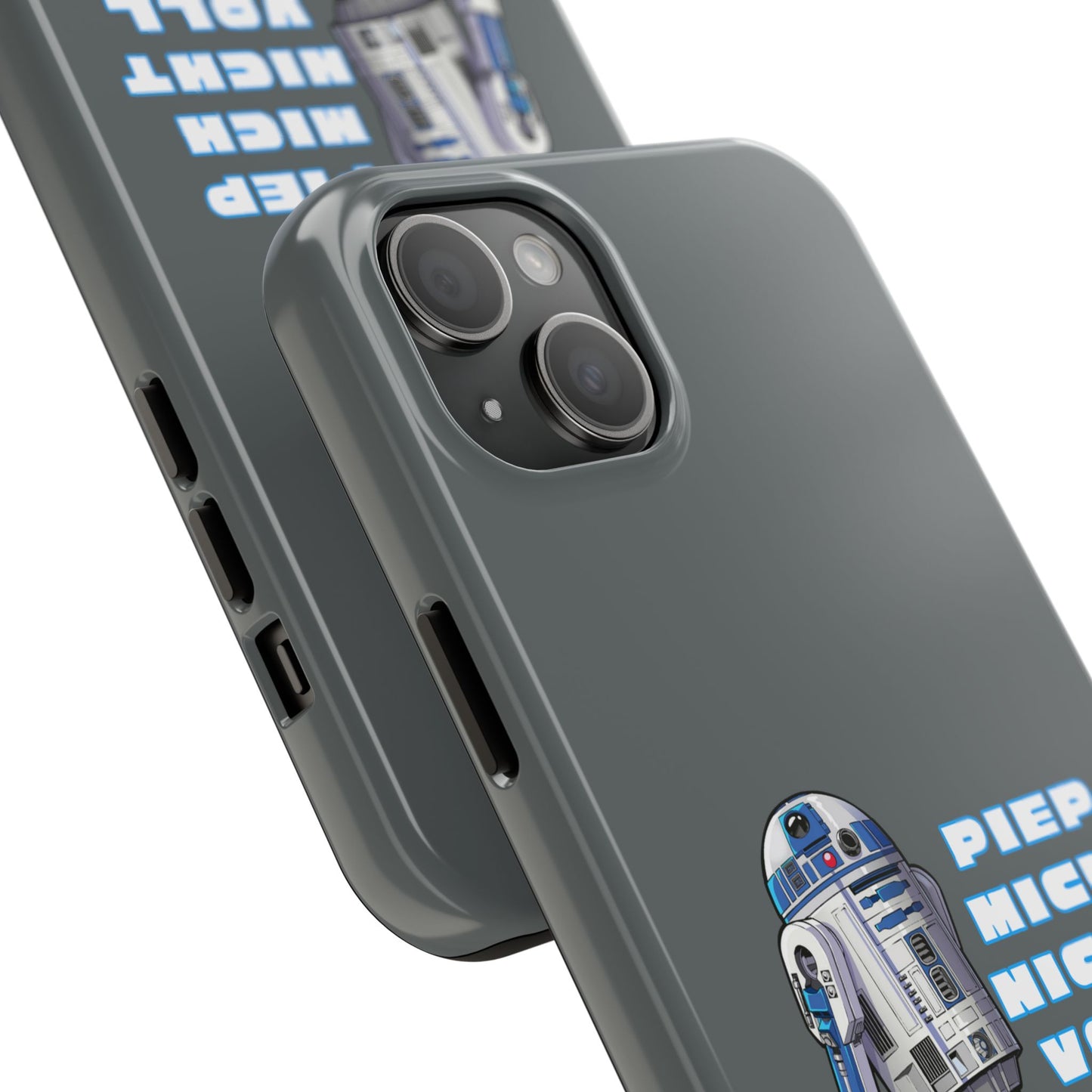 Tough Phone Case - R2-D2 Design with "PIEP MICH NICHT VOLL"