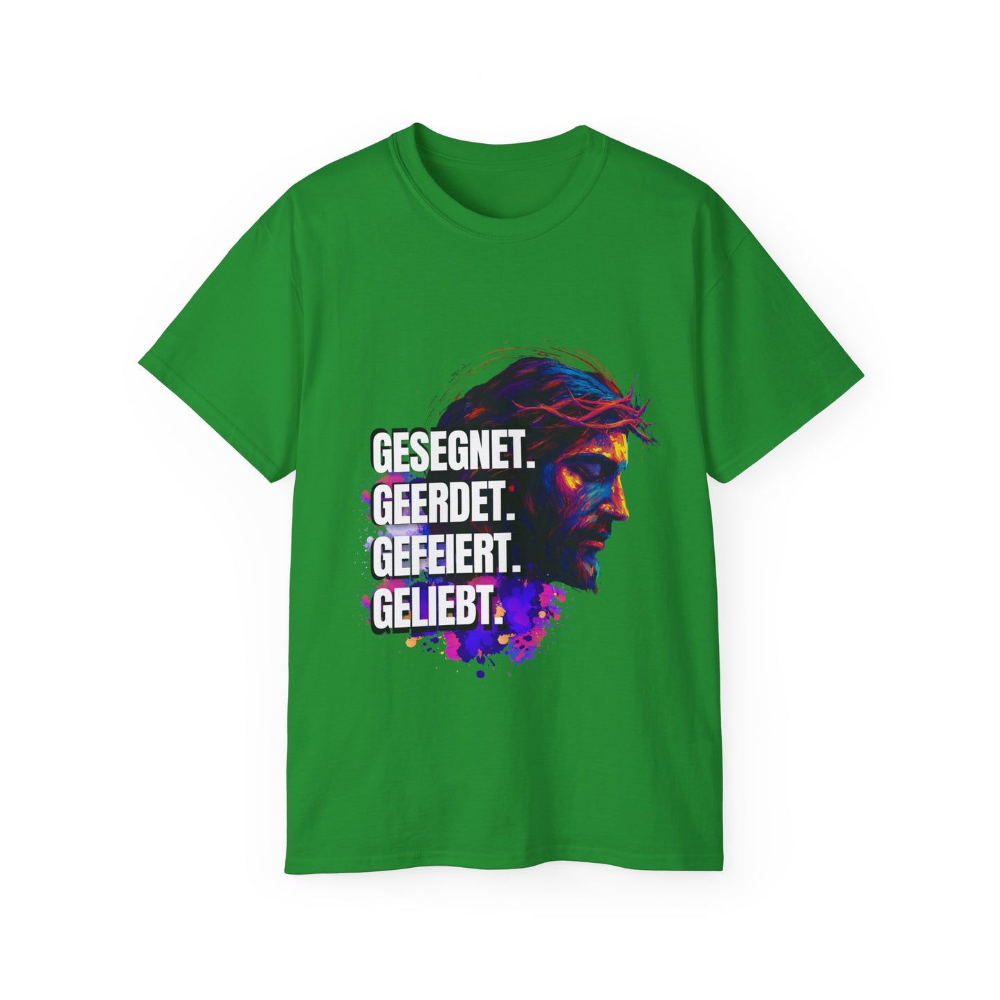 Gesegnet. Geerdet. Gefeiert. Geliebt - Jesus Shirt