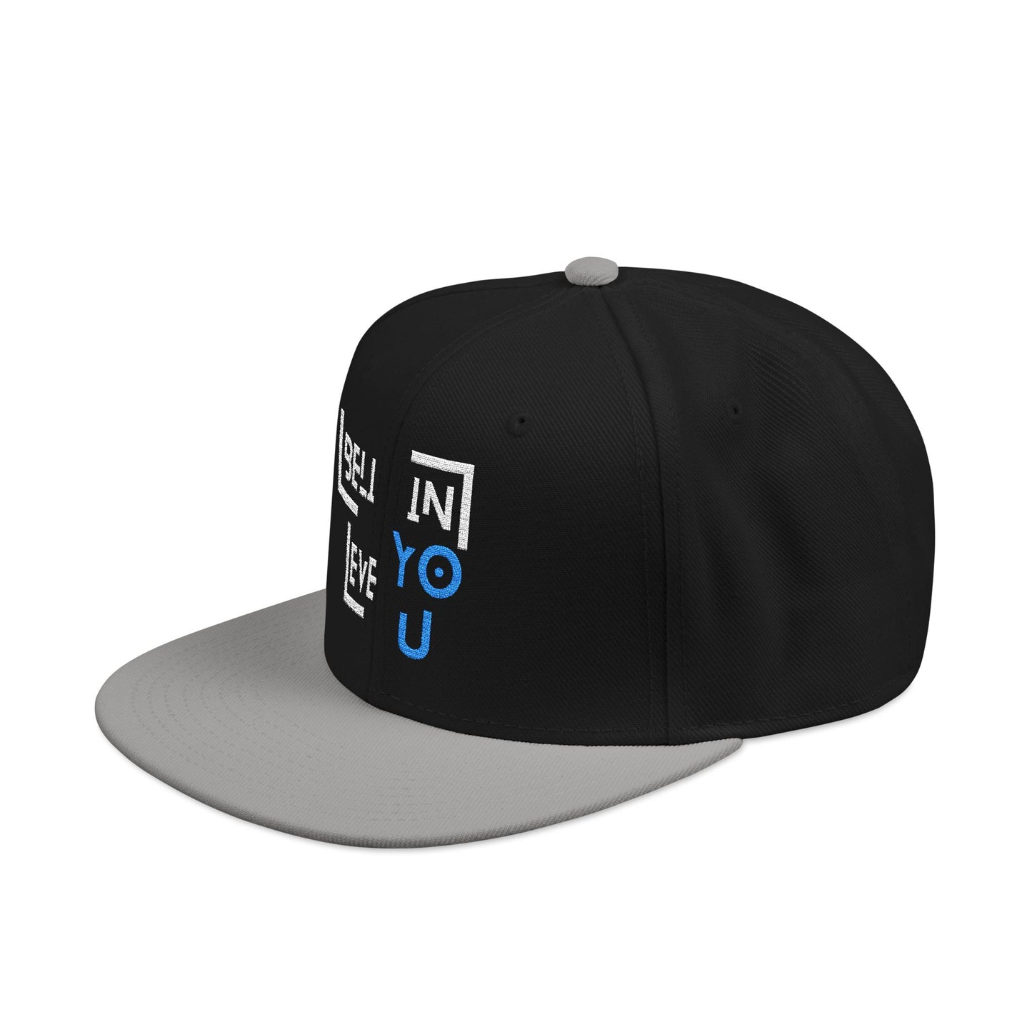 Motivational Snapback Hat - "Believe in You" Embroidery