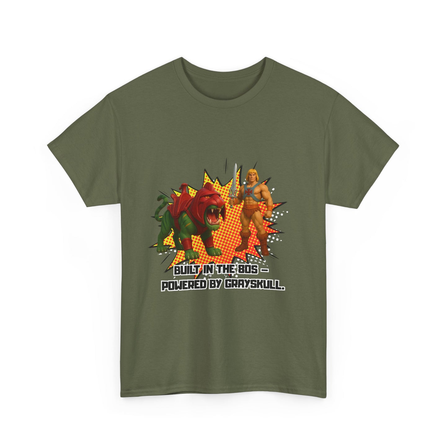 He-Man Unisex Vintage Master of the Universe Retro T-Shirt