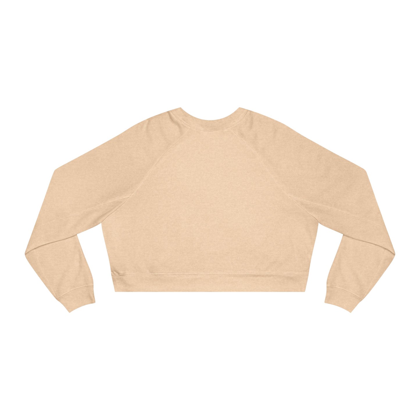 Motivational Women's Cropped Fleece Pullover - "Push Your Limit"