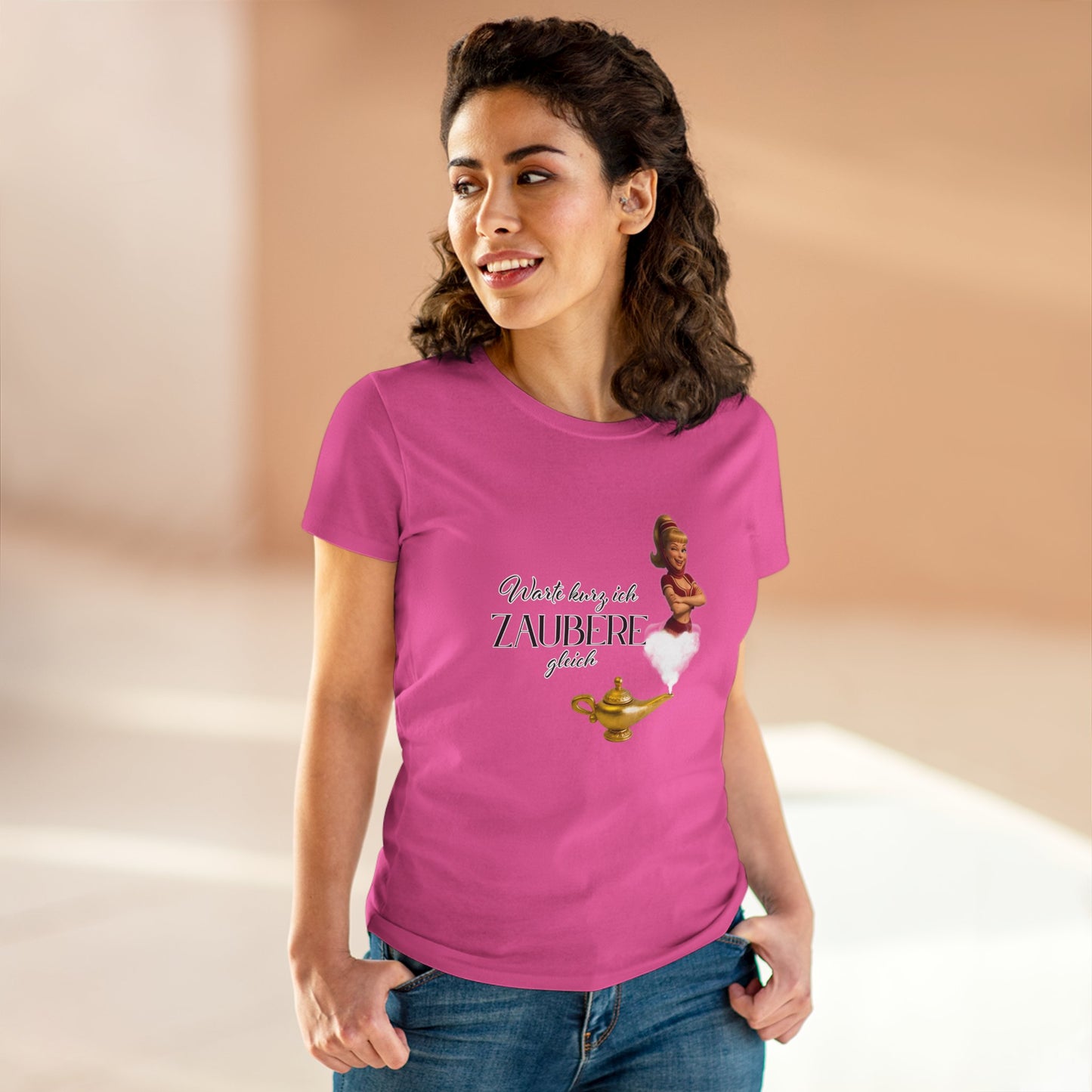 Women's Magic T-Shirt - bezaubernde Jeannie - Warte, ich zaubere gleich