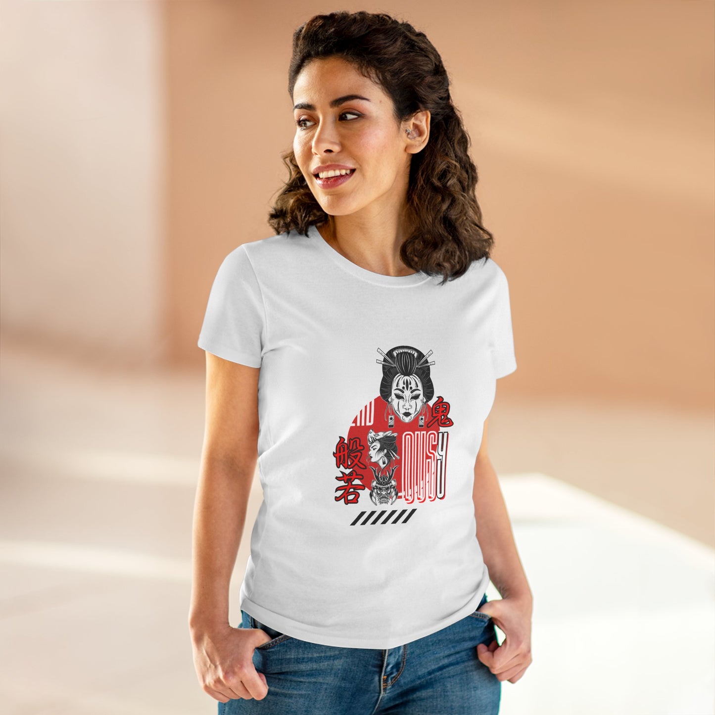 Geisha Style T- Shirt wecke die Geisha in dir